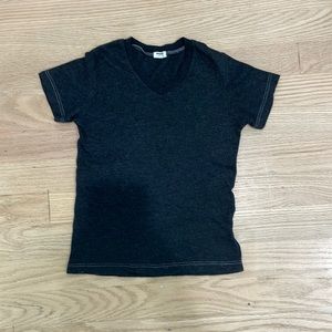 Monrow Mini v neck neck short sleeve T-shirt